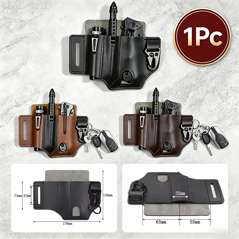 Leather Edc. Carry Pouch - Wieszak na pas ze skóry bydlęcej