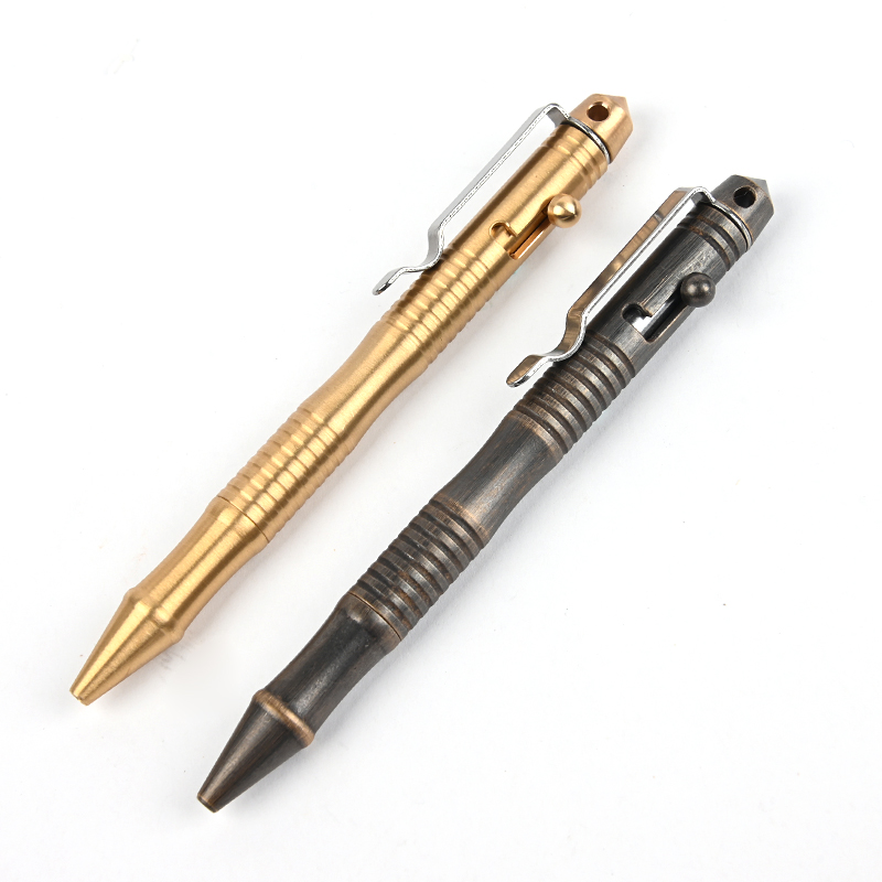 Pen Tactical Glass - Wysokiej jakości mosiężny długopis taktyczny biurowy