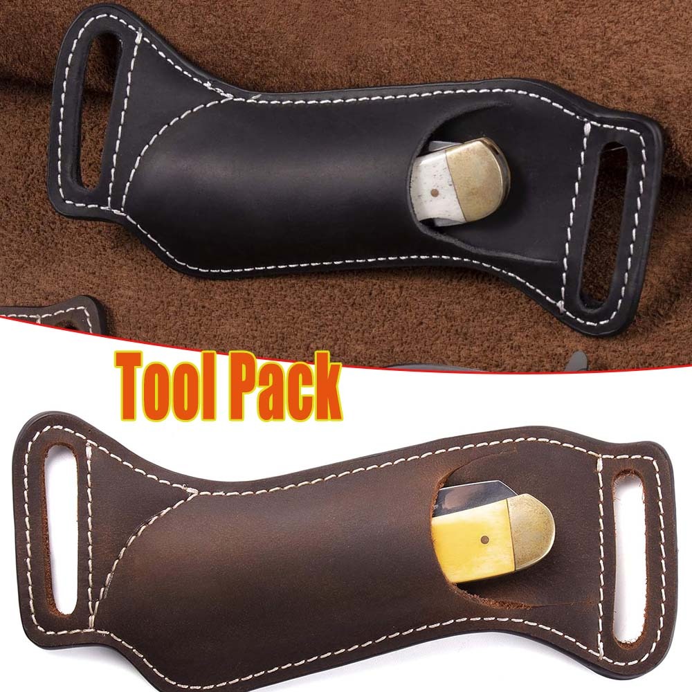 Leather Edc. Carry Pouch - Taktyczna kabura na nóż składany EDC,