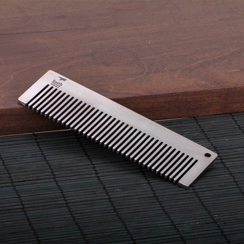 Comb Pocket Titanium - Grzebień podróżny Keith Titanium dla mężczyzn,