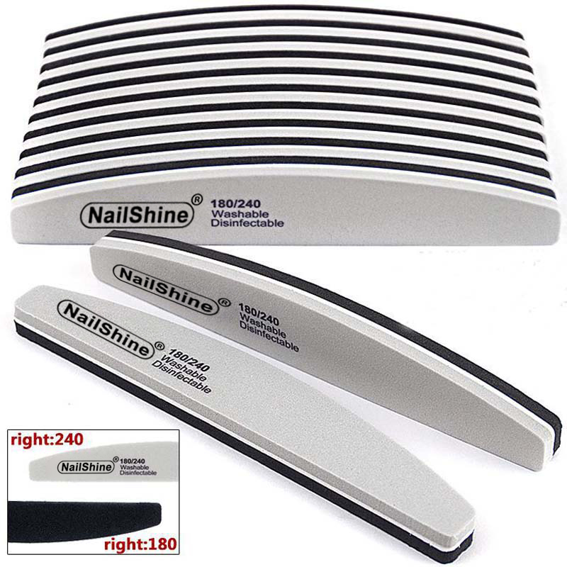 Nail File Titanium - 5szt Pilnik do paznokci z gąbką