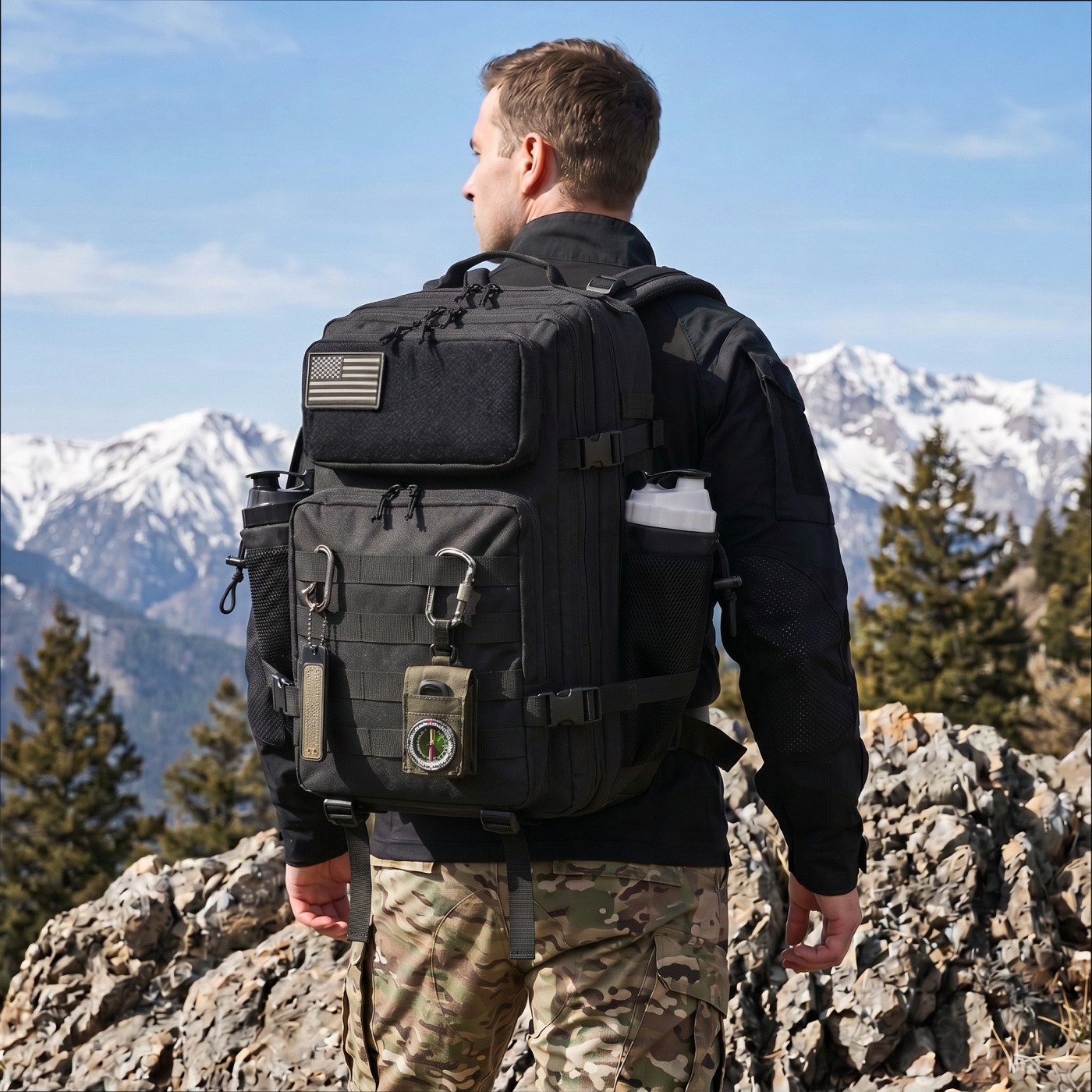Edc Carry Backpack - Plecak wędkarski taktyczny o dużej pojemności