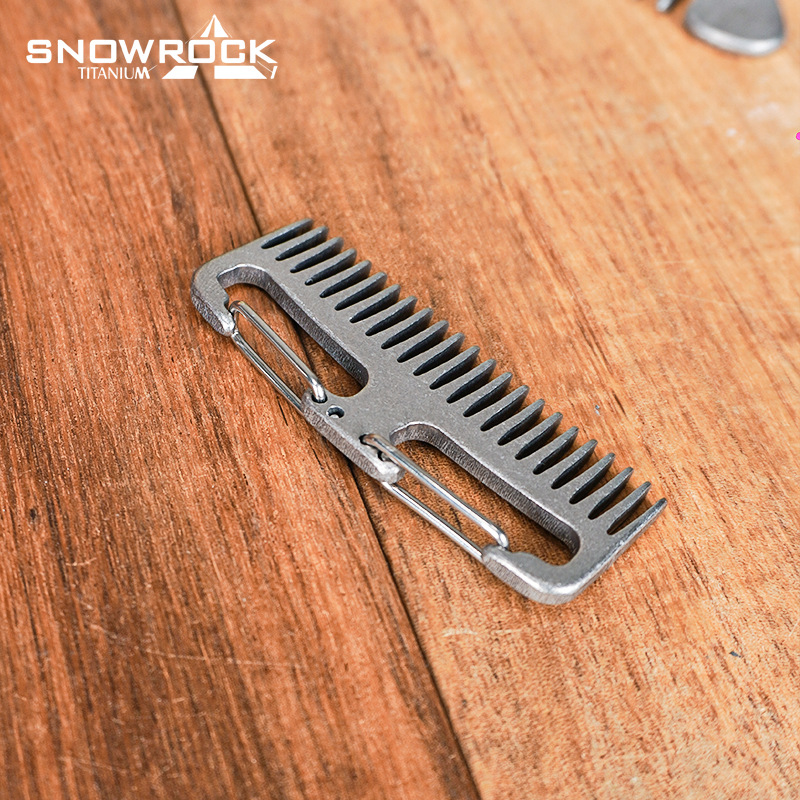 Grzebień do włosów i brody SNO – Comb Pocket Titanium recenzja i cena