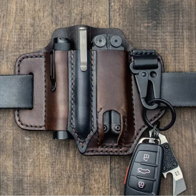 Taktyczna skórzana saszetka ED – Leather Edc. Carry Pouch recenzja i cena