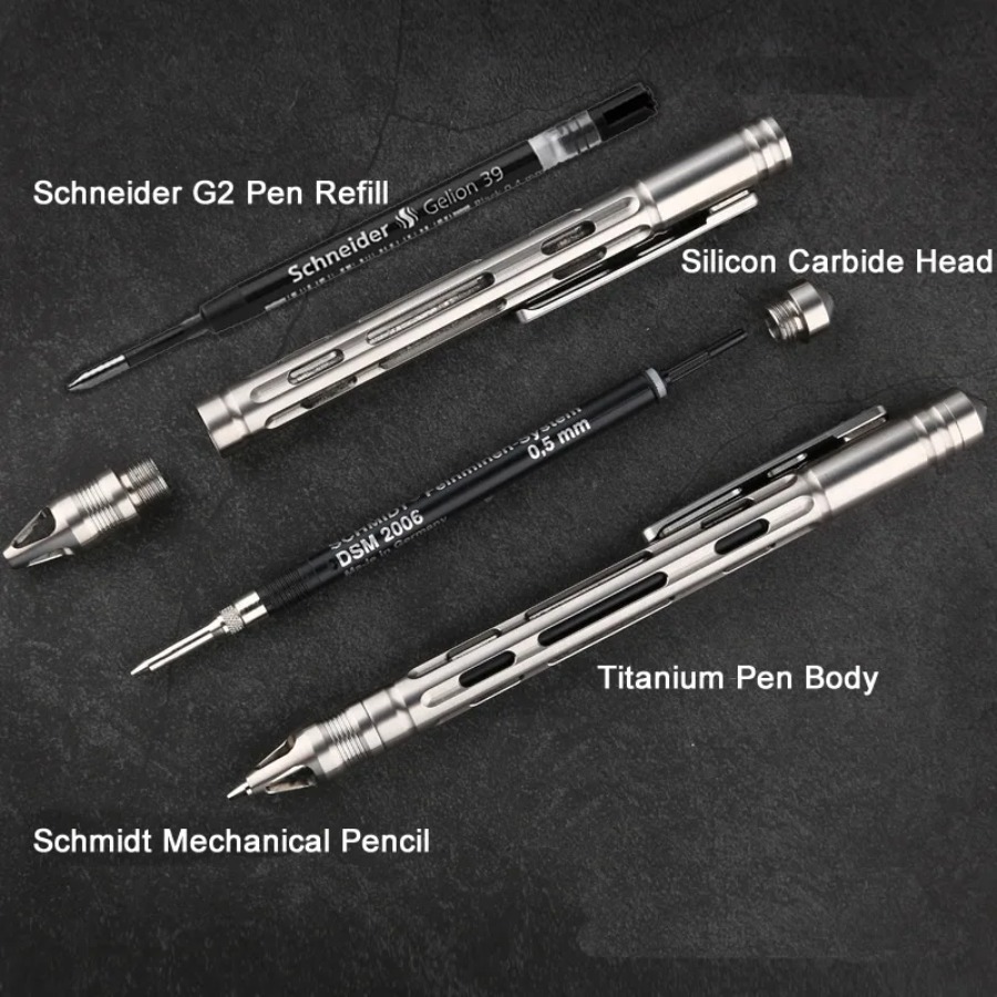 Tytanowy długopis taktyczny 2w – Pen Tactical Glass recenzja i cena