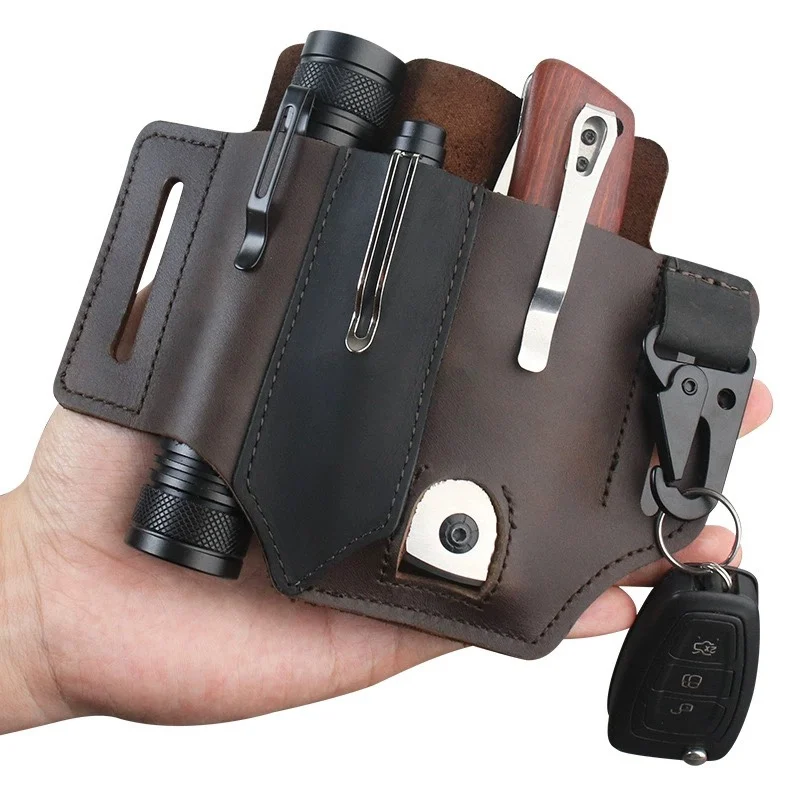 Wieszak na pas ze skóry bydlęc – Leather Edc. Carry Pouch recenzja i cena