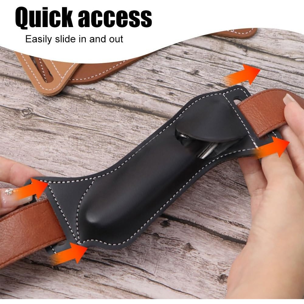 Taktyczna kabura na nóż składa – Leather Edc. Carry Pouch recenzja i cena