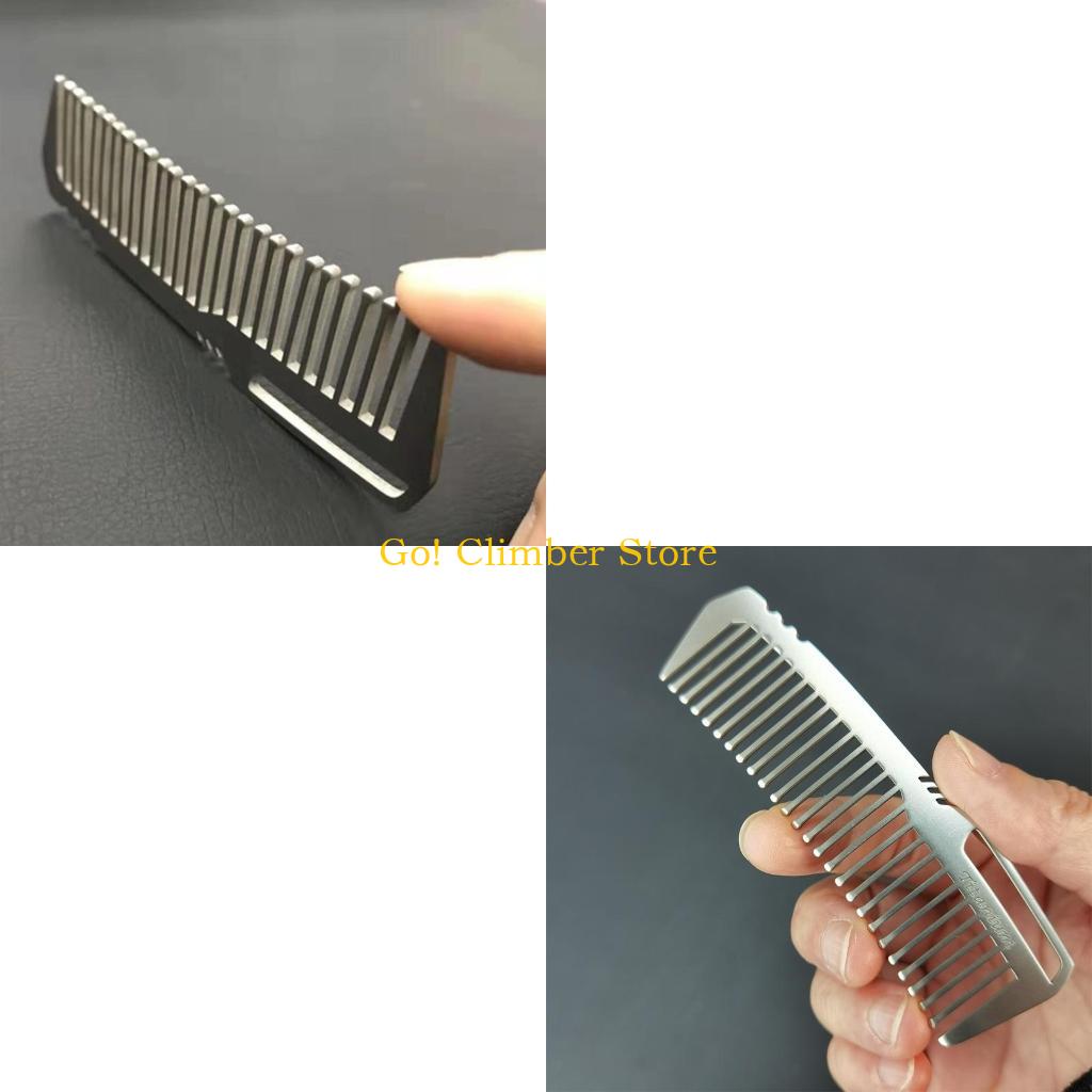 Q84C Przenośny grzebień ze sto – Comb Pocket Titanium recenzja i cena