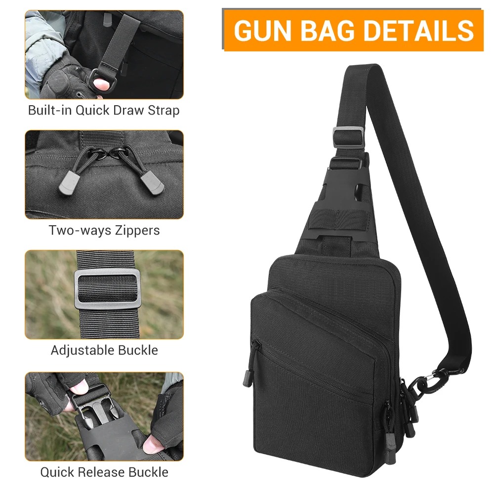 Taktyczna torba na pistolet do – Edc Carry Bag For Pistol recenzja i cena