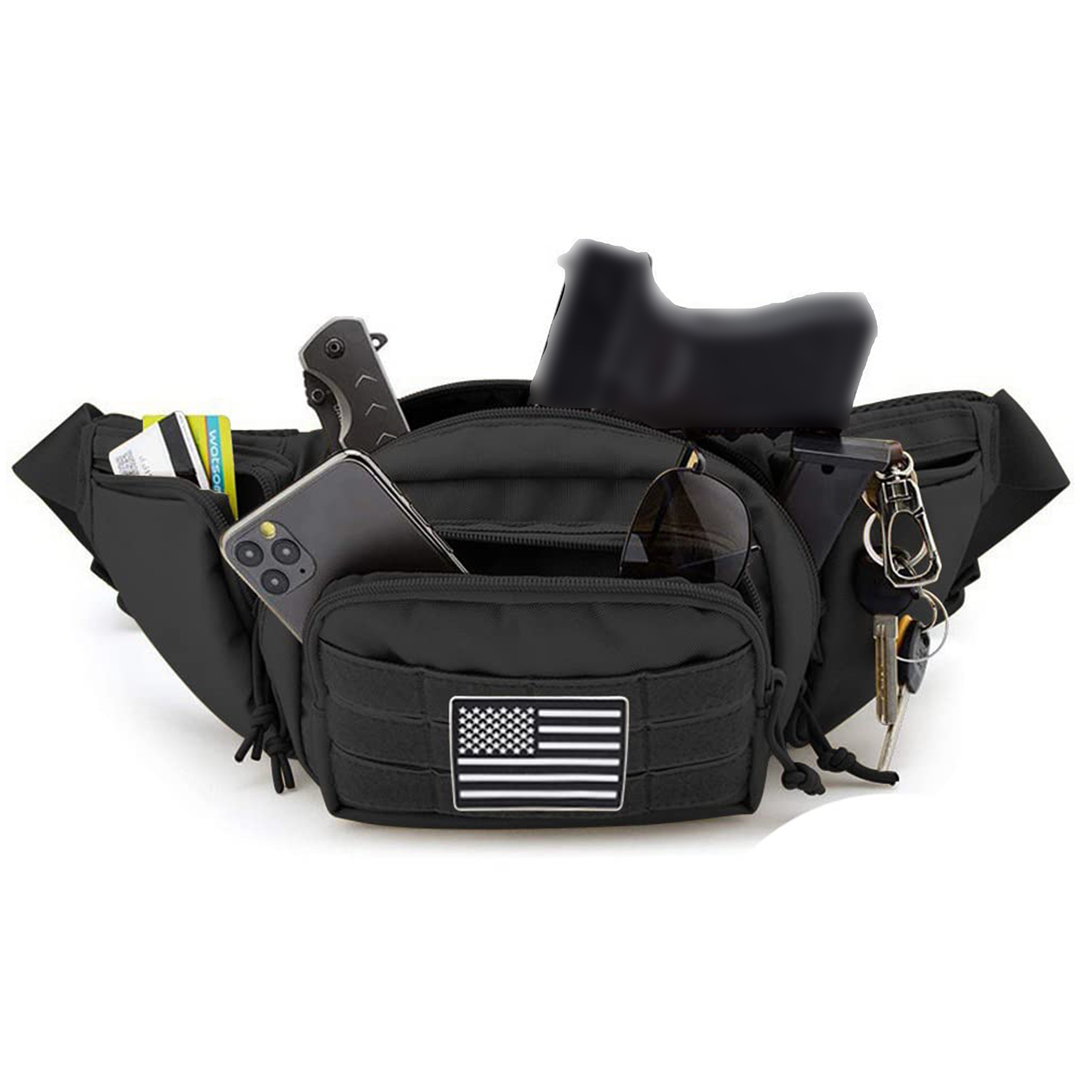 Taktyczna saszetka biodrowa na – Edc Carry Bag For Pistol recenzja i cena